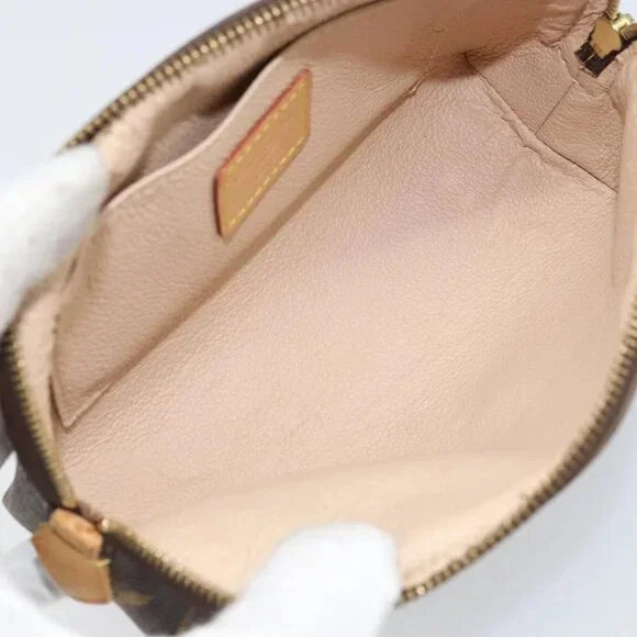 Authentic LOUIS VUITTON Monogram Pochette Cosmetic PM Pouch bst252-022826 - Picture 10 of 16